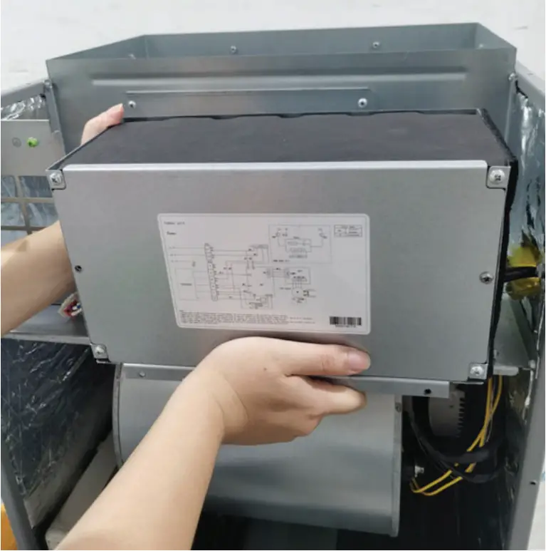 MRCOOL MHKU Electric Heat Kit - Remove Electrical box