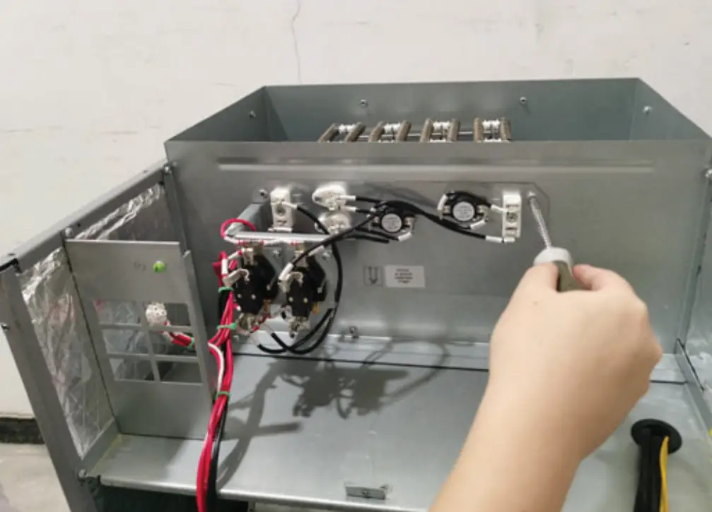 MRCOOL MHKU Electric Heat Kit - Secure the heat kit