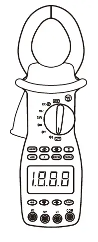 MASTECH-MS2203-Three-Phase-Power-Clamp-Meter