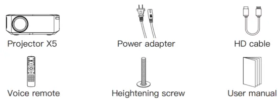 Shenzhen Tfiretek Technology X5 Projector - 1