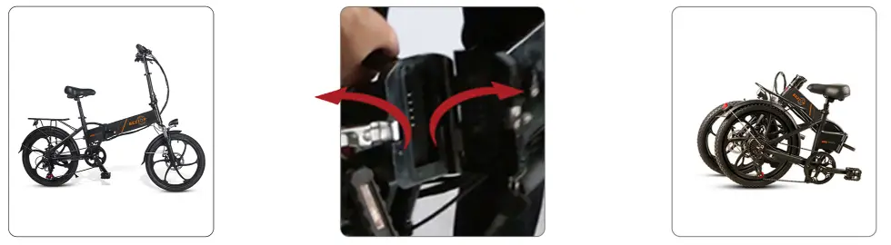 BEZIOR-M20-20-Inch-Wheel Foldable-Electric-Moped-Bicycle-FIG-2