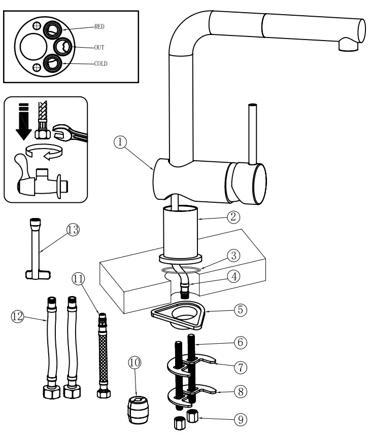 Hafele HT21-CH1P254 TAP - Fig 1
