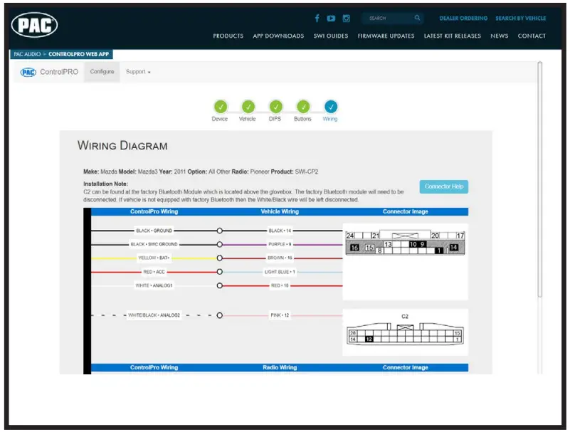 PAC ControlPRO Steering Wheel Control Interface - fig3