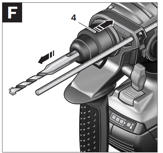 BOSCH GBH 36 V-LI Compact Professional Cordless Hammer Drill fig 6