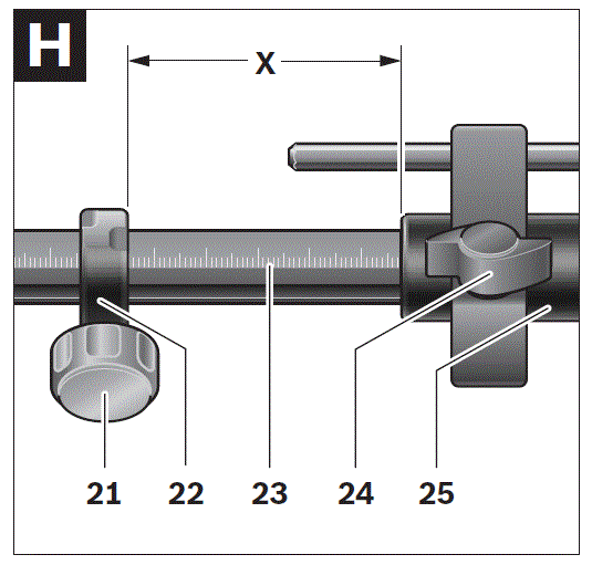 BOSCH GBH 36 V-LI Compact Professional Cordless Hammer Drill fig 8