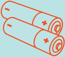 2 x AAA Batteries for Remote