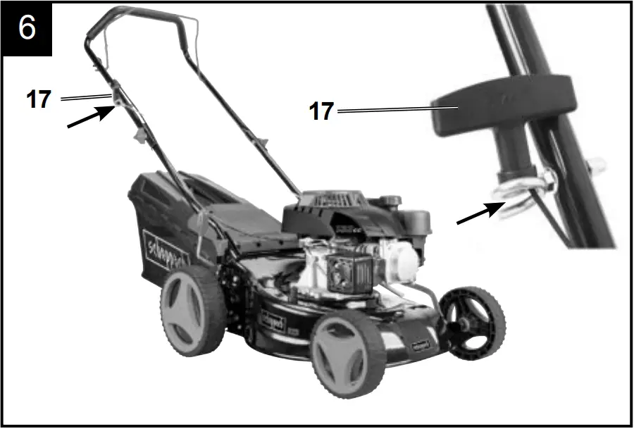scheppach MP132-42 Petrol Lawn Mower 6