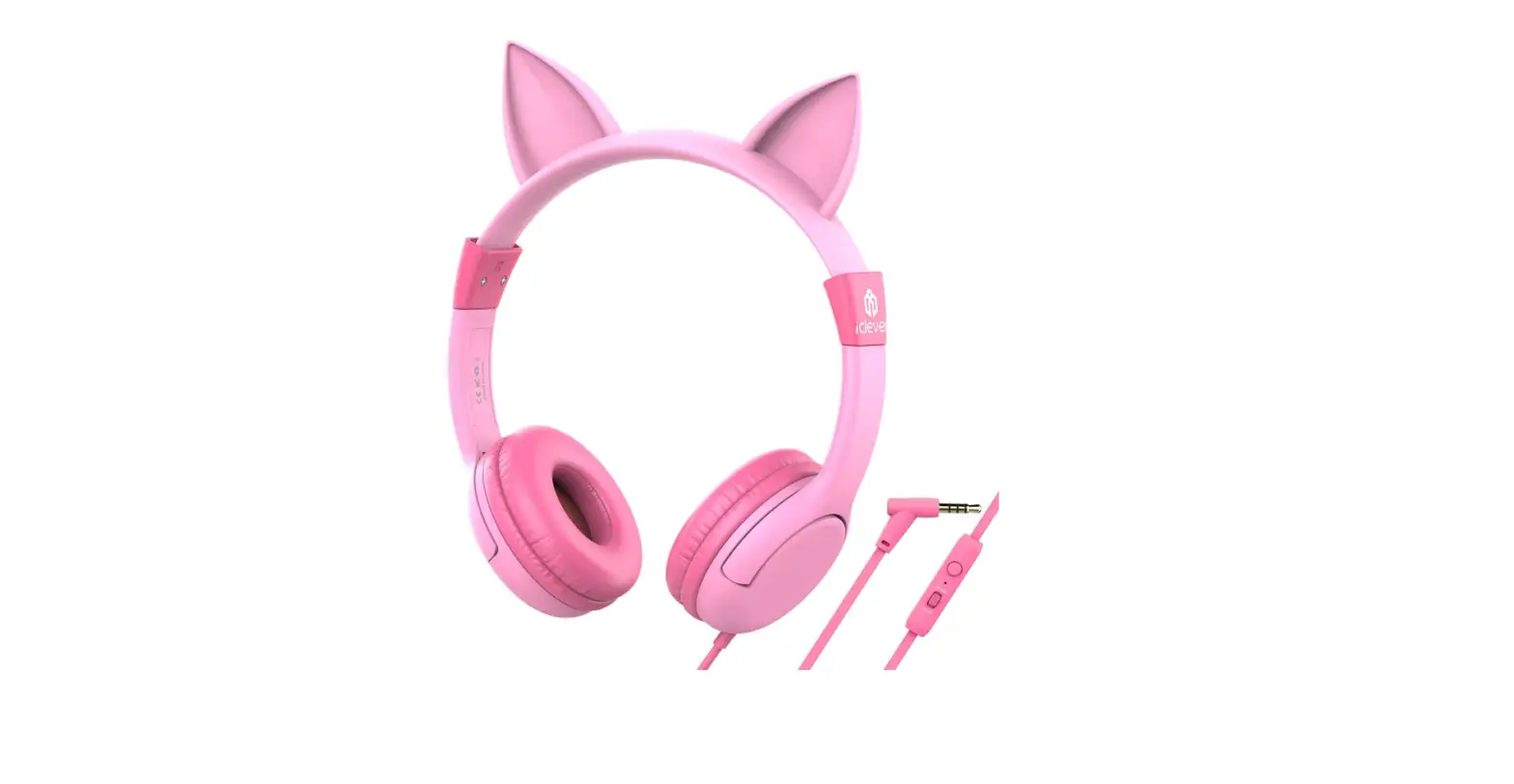 Iclever Hs01 Kids Headphones With Mic, Food Grade Safe Volume Limited 85/94db, Cat Ear Headphones-complete Features/owner's Guide