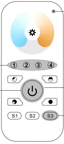 ZigBee SR-ZG2819S-CCT CCT Remote 10