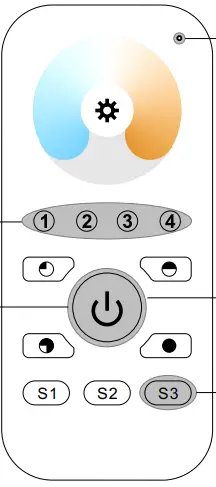 ZigBee SR-ZG2819S-CCT CCT Remote 11