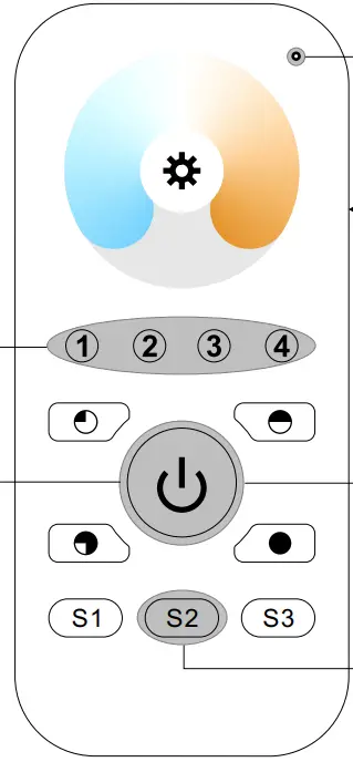 ZigBee SR-ZG2819S-CCT CCT Remote 4