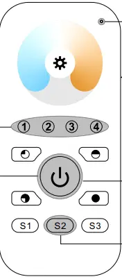 ZigBee SR-ZG2819S-CCT CCT Remote 7