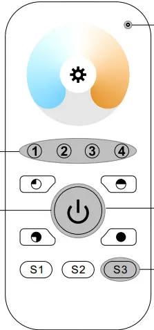 ZigBee SR-ZG2819S-CCT CCT Remote 9