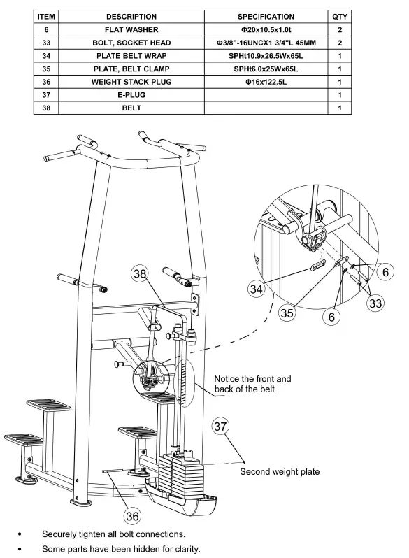 SPIRIT SP-3517 Assisted ChinDip FIG 12