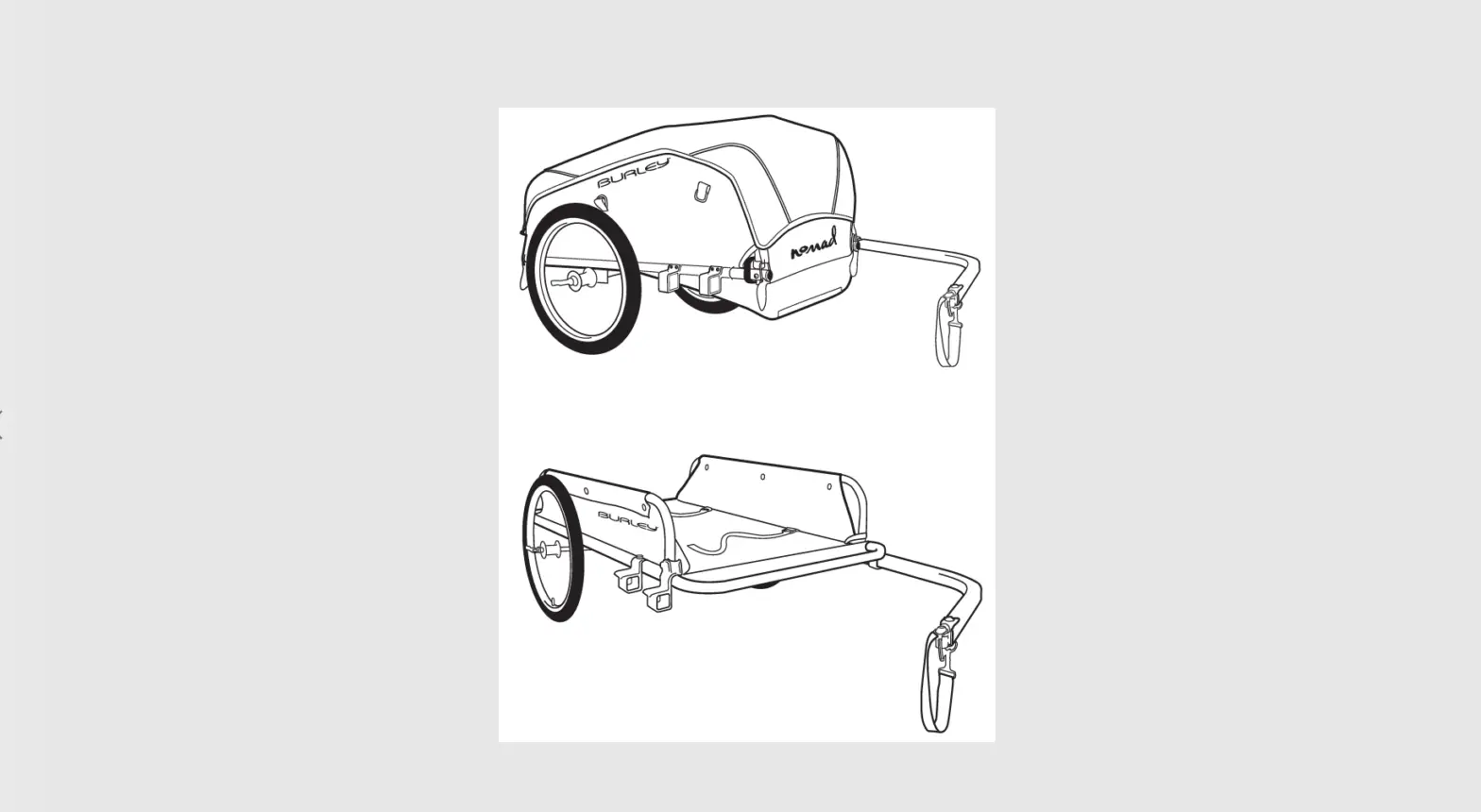 Burley 4329601 Nomad 2013 Cargo Rack Owner's Manual