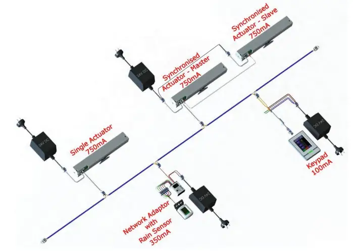 LOCKWOOD Q50076-121 Elevation Window Actuator-16