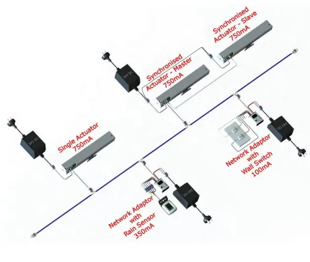 LOCKWOOD Q50076-121 Elevation Window Actuator-17