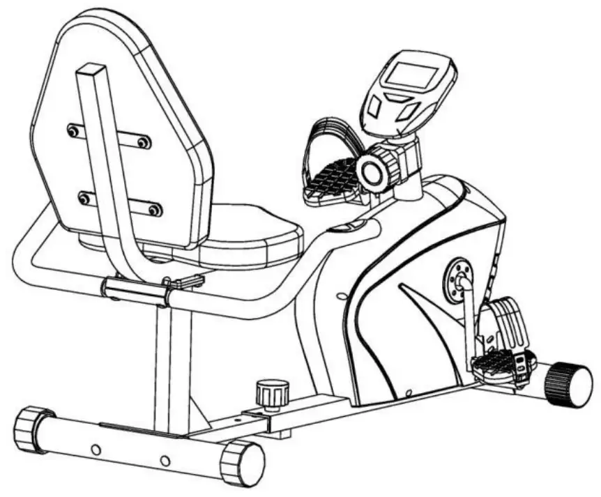 JLL Fitness RE100 Recumbent Exercise Bike