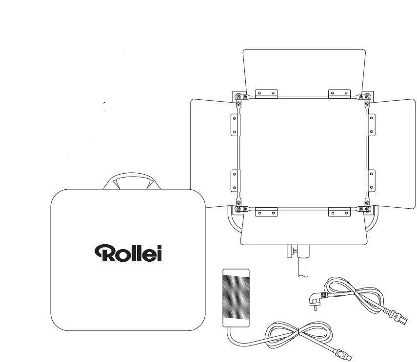 Rollei 50 W Lumen Pro RGB LED Panel 01
