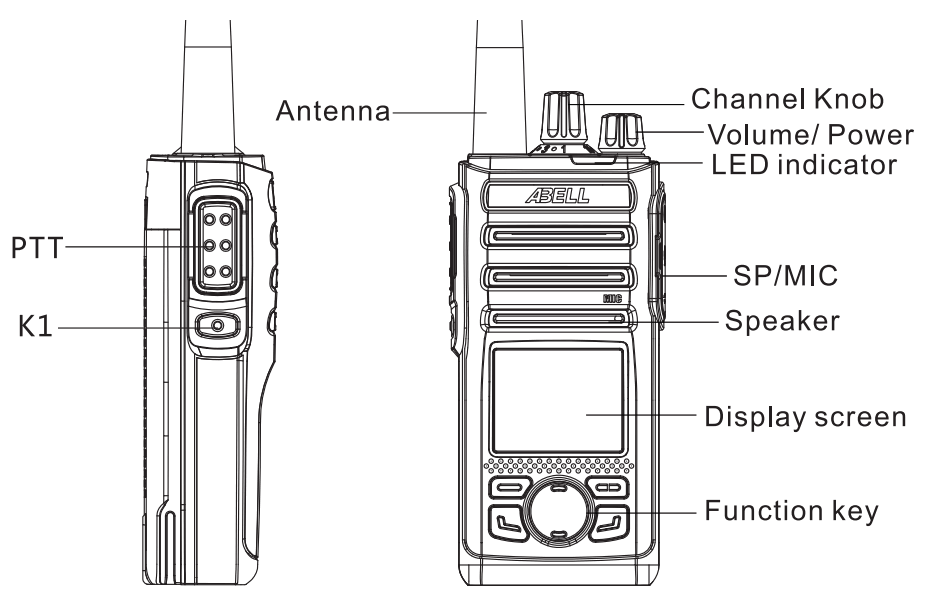 ABELL A580T Digital Two Way Radio - 3