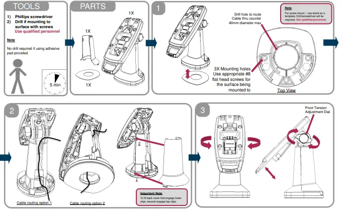 ENS TAB20121 FlexiPole Tab Plus-fig3