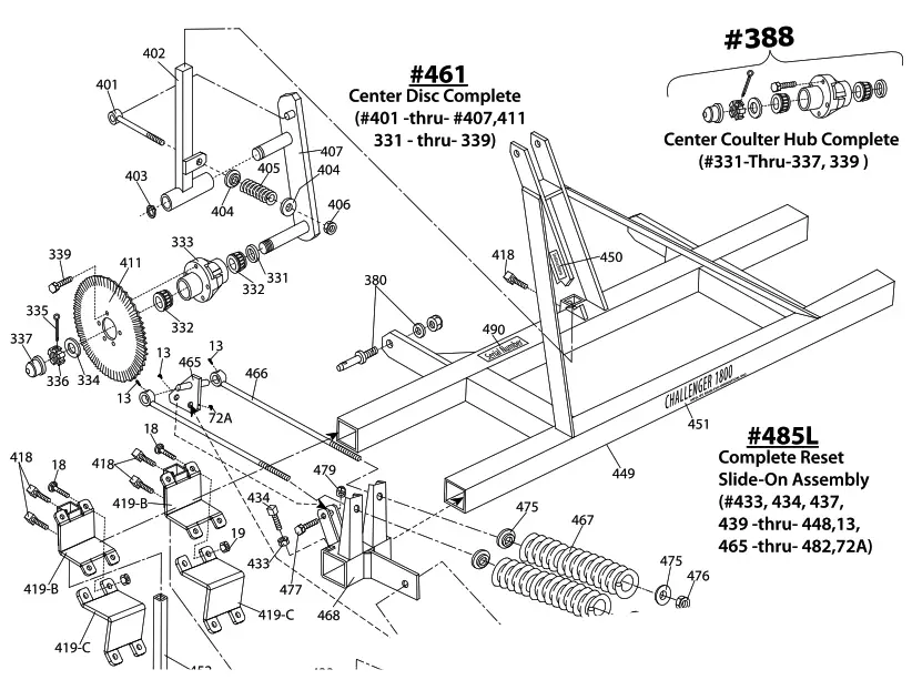 Rain-Flo IRRIGATION Challenger Model 1800 Plastic Mulch Lifter - fig1
