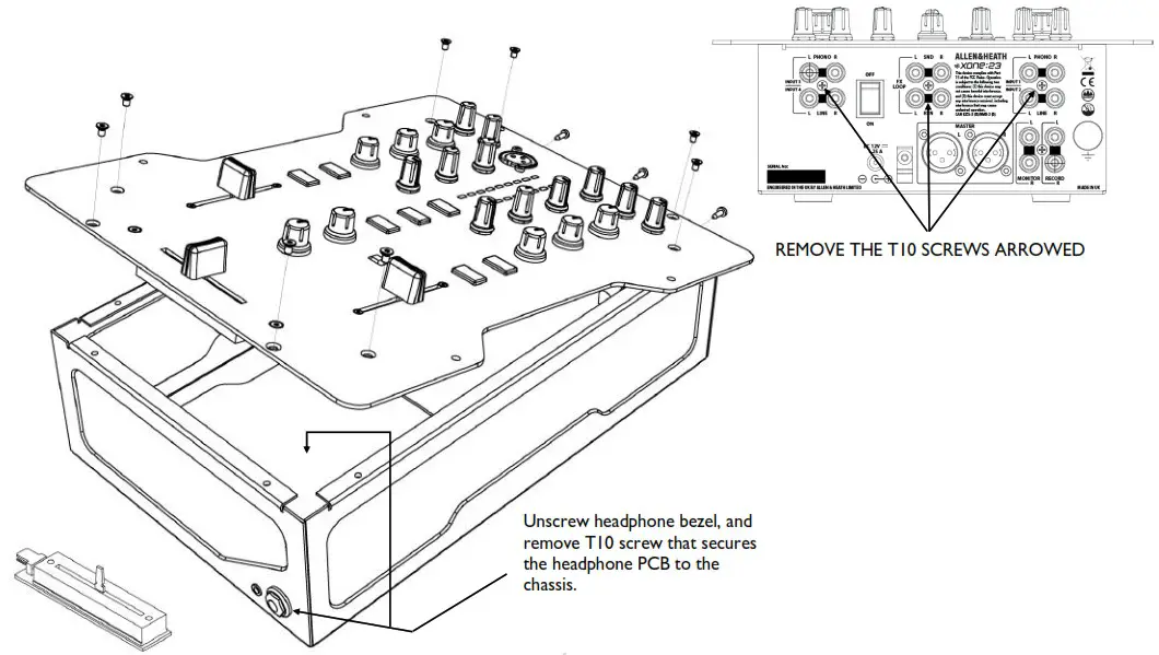 ALLEN HEATH 0020107863 Xone 23 2 2 Channel DJ Mixer - SERVICING