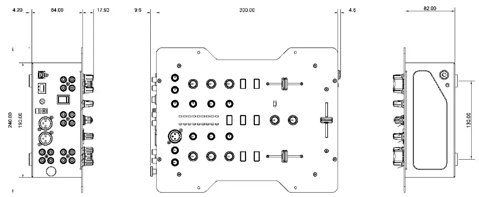 ALLEN HEATH 0020107863 Xone 23 2 2 Channel DJ Mixer - SPECIFICATIONS