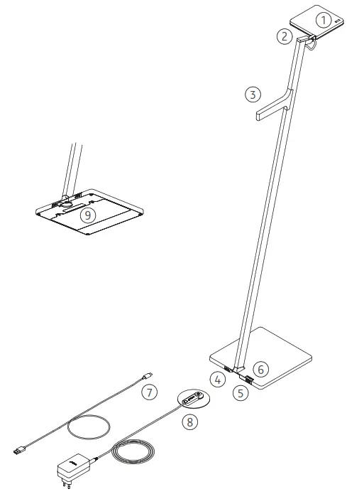Nimbus Roxxane Leggera 52 CL LED Battery Table Lamp - Fig3