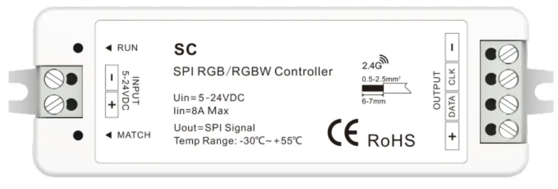 SKYDANCE SC SPI RGB-RGBW LED RF Controller