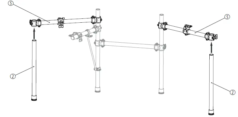 Millenium MPS-750X Electric Drum Mesh Set-7