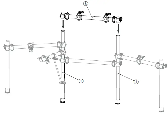 Millenium MPS-750X Electric Drum Mesh Set-8