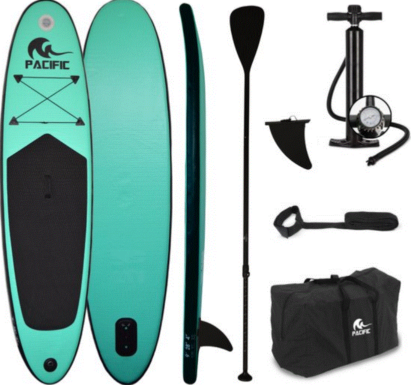 Pacific 8DP000301 Ocean Green Sup Board