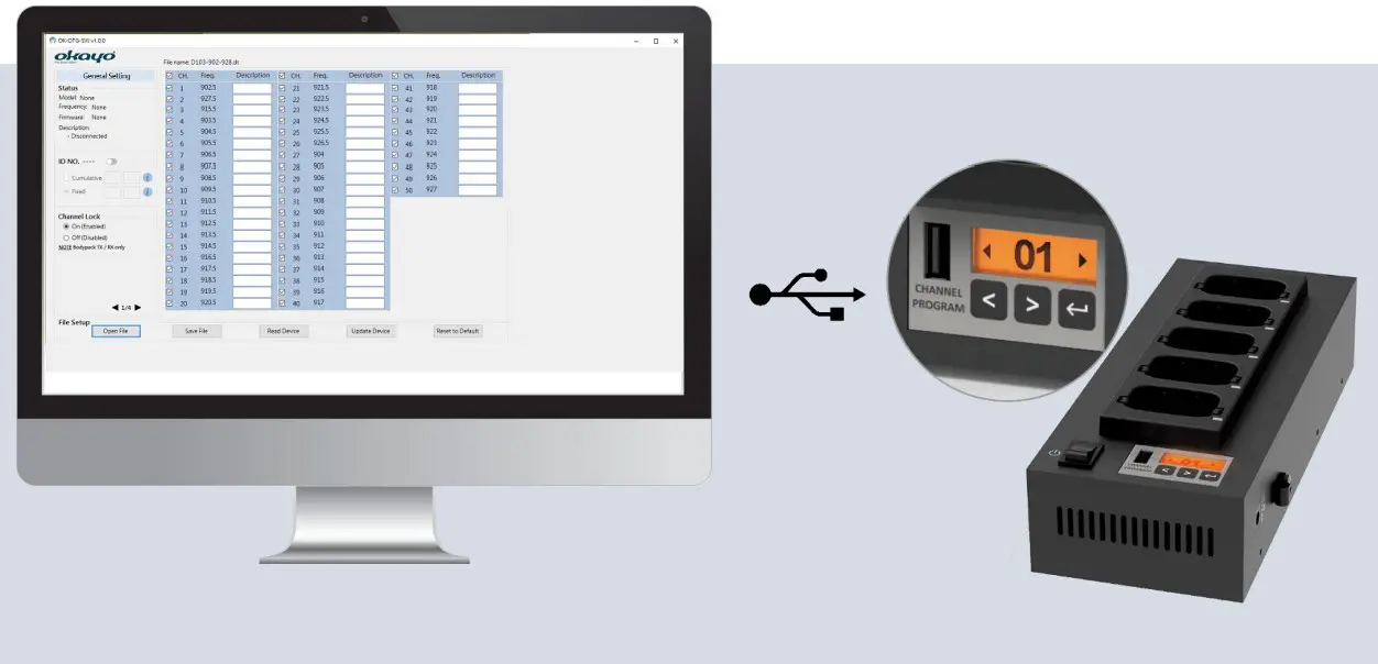 OKayo DST-OTG Digital Stationary Transmitter - onferencing 3