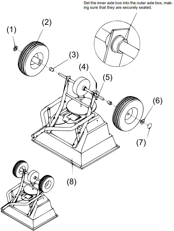 XPOtool GT1507 Spreader - inner axle box