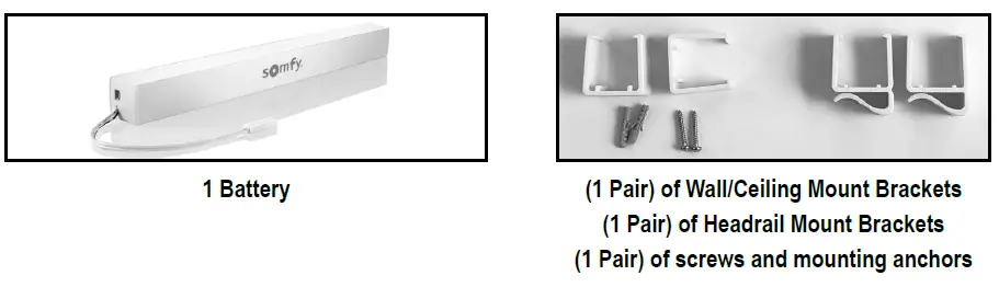 sOmfy 9021217 External Li Ion Rechargeable Battery Pack fig 1
