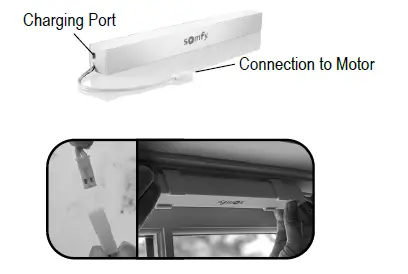 sOmfy 9021217 External Li Ion Rechargeable Battery Pack fig 6
