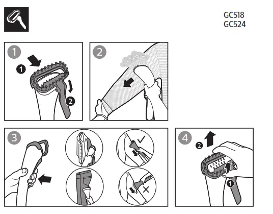 PHILIPS GC Series EasyTouch Plus Garment Steamer - fig 9