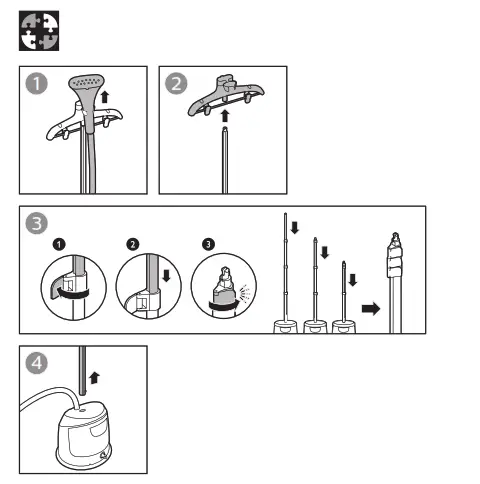 PHILIPS GC Series EasyTouch Plus Garment Steamer - fig 9dfd