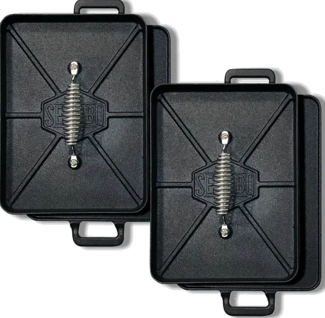 SEARBQ Cast Iron Meat Press-PRO