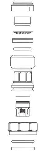 PEGLER TX402UAX Thermostatic Mixing Valve - assembly