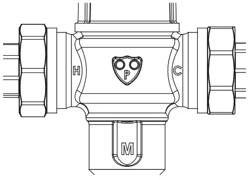 PEGLER TX402UAX Thermostatic Mixing Valve - fittings