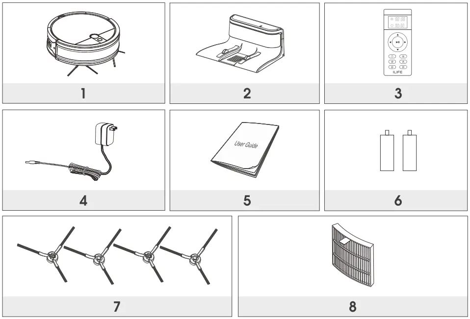 ILIFE V9e Robotic Vacuum Cleaner - Fig 1