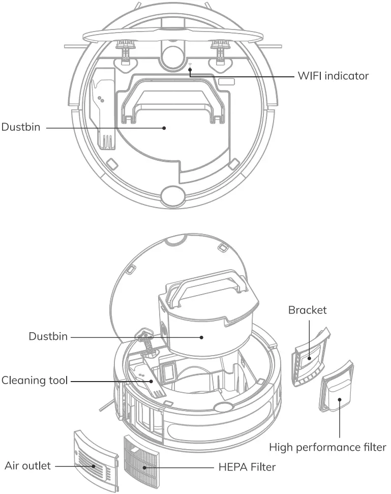 ILIFE V9e Robotic Vacuum Cleaner - Fig 3