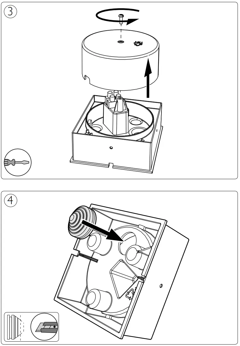 PHILIPS 16463 Arbour Post LED Lamp fig 2