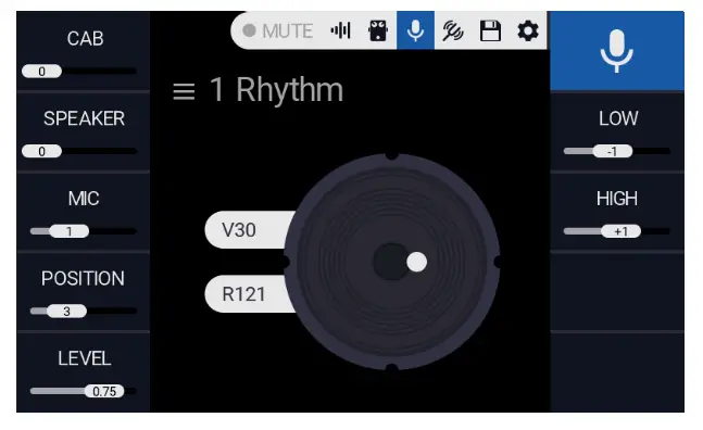 VHX Diezel 4 Channel 100 Watt Guitar Amp Head- REAR CAB SIM