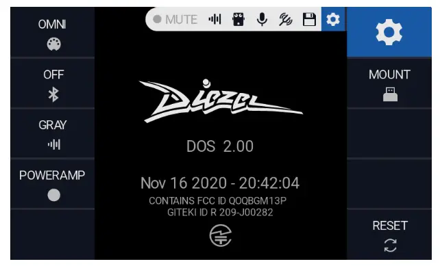 VHX Diezel 4 Channel 100 Watt Guitar Amp Head- REAR CAB encoder