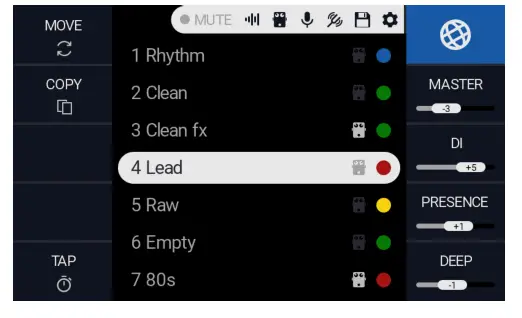 VHX Diezel 4 Channel 100 Watt Guitar Amp Head- REAR DISPLAY