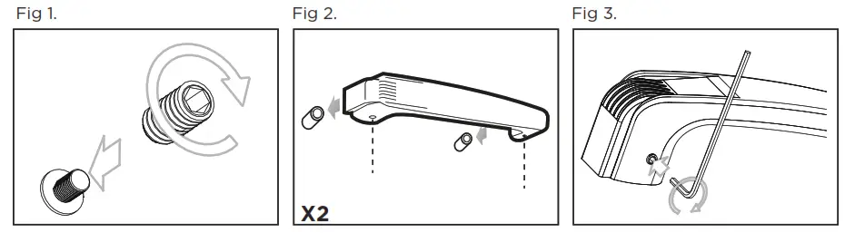 UNIQUE UGP-510L W AC Bottom Mount Refrigerator - FRIDGE DOOR HANDLE
