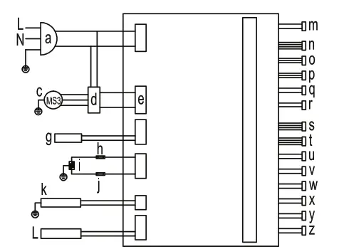UNIQUE UGP-510L W AC Bottom Mount Refrigerator - diagram